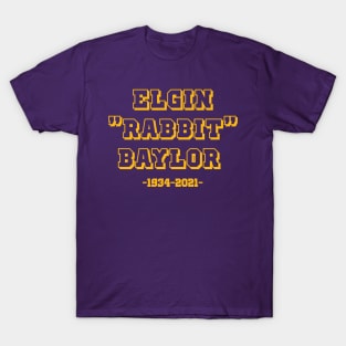 Elgin "Rabbit" Baylor Memorial Varsity Print T-Shirt